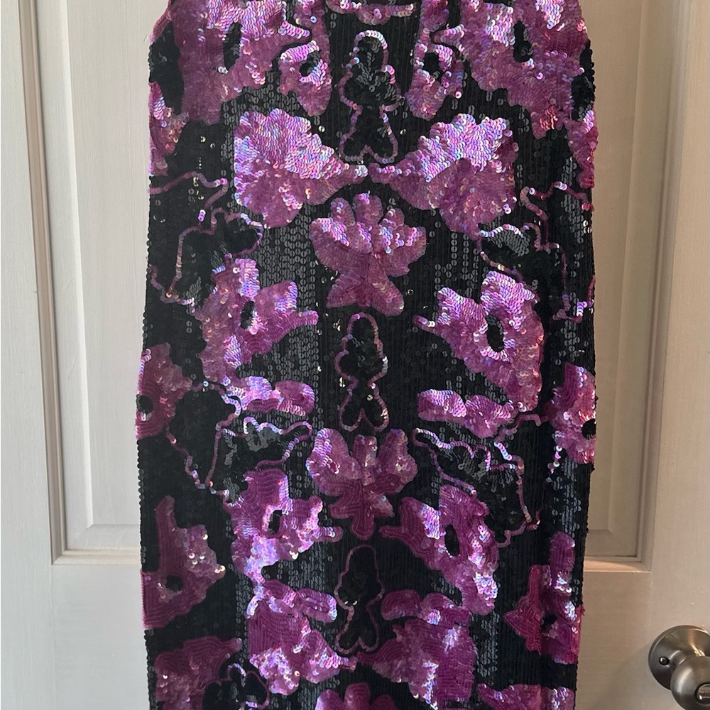 Oleg Cassini Vintage Sequin Mini Dress